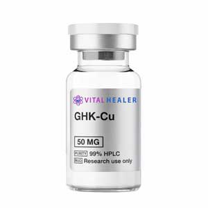 GHK-Cu research peptide vial