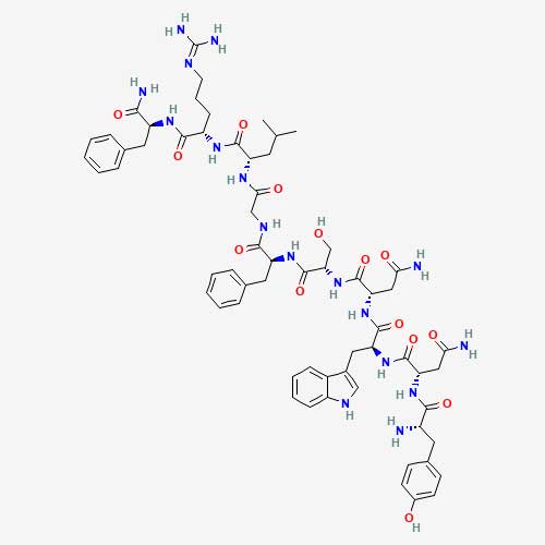 Kisspeptin-10 (KP-10) chemical structure illustration